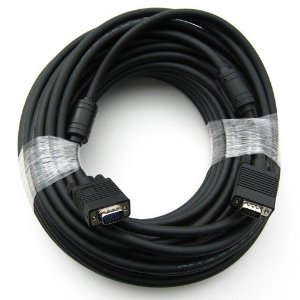 SVGA Ferrite Shielded Cable Male to Male 75'